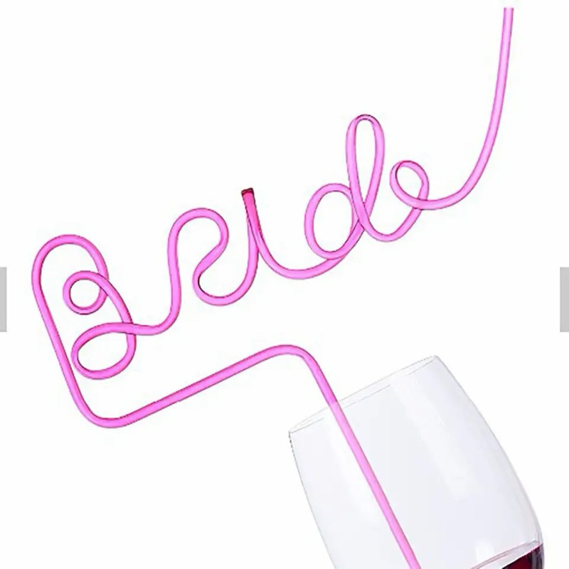 canudo noiva bride despedida de solteiro BRIDE em Oferta na Shopee