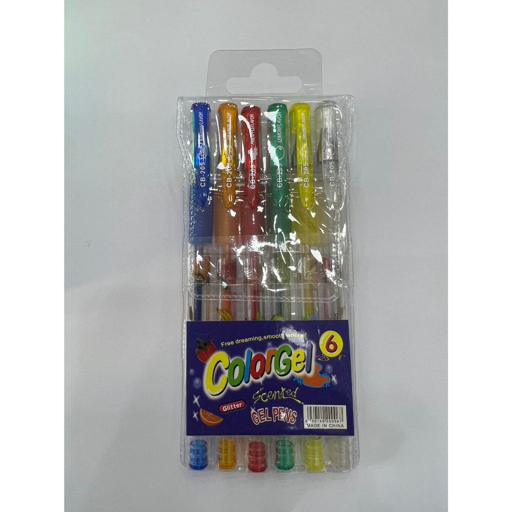 Kit Com 35kits Caneta Canetinha Color Gel Com Glitter Diversas Cores 6 Cores