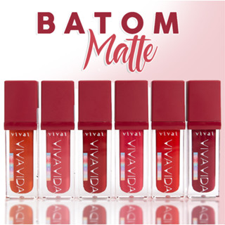 Batom Matte Liquido Viva Vida Tons Vermelhos Vivai 3075.4.1