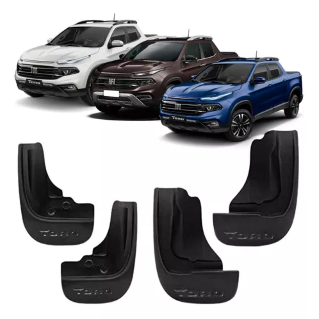 Apara Barro Fiat Toro 2017 2018 2019 2020 Tras/Dian 4 Peças em Oferta na Shopee