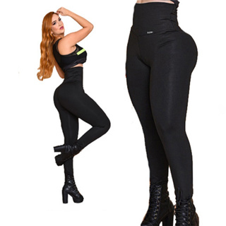 Calça legging modeladora zero Transparência fitness moda feminina disfarça celulite empina bumbum atividade fisica em Oferta na Shopee