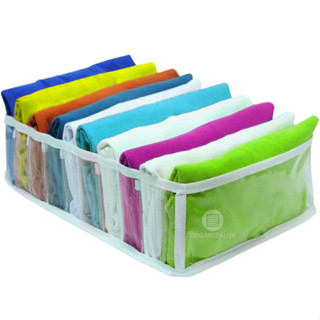 1 caixa organizadora/organizador de guarda roupa tipo colmeia para camisetas-ORGANIZALUX