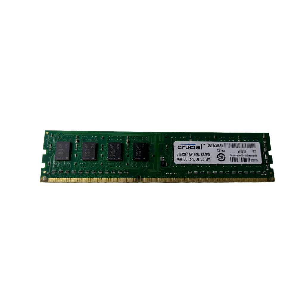 4 Gb De Memória Ram Crucial Ddr3-1600 Udim