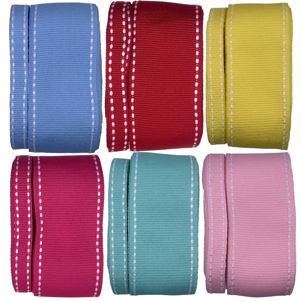 kit Fitas Pespontadas 38mm + 10mm 10 MTS Várias Cores em Oferta na Shopee