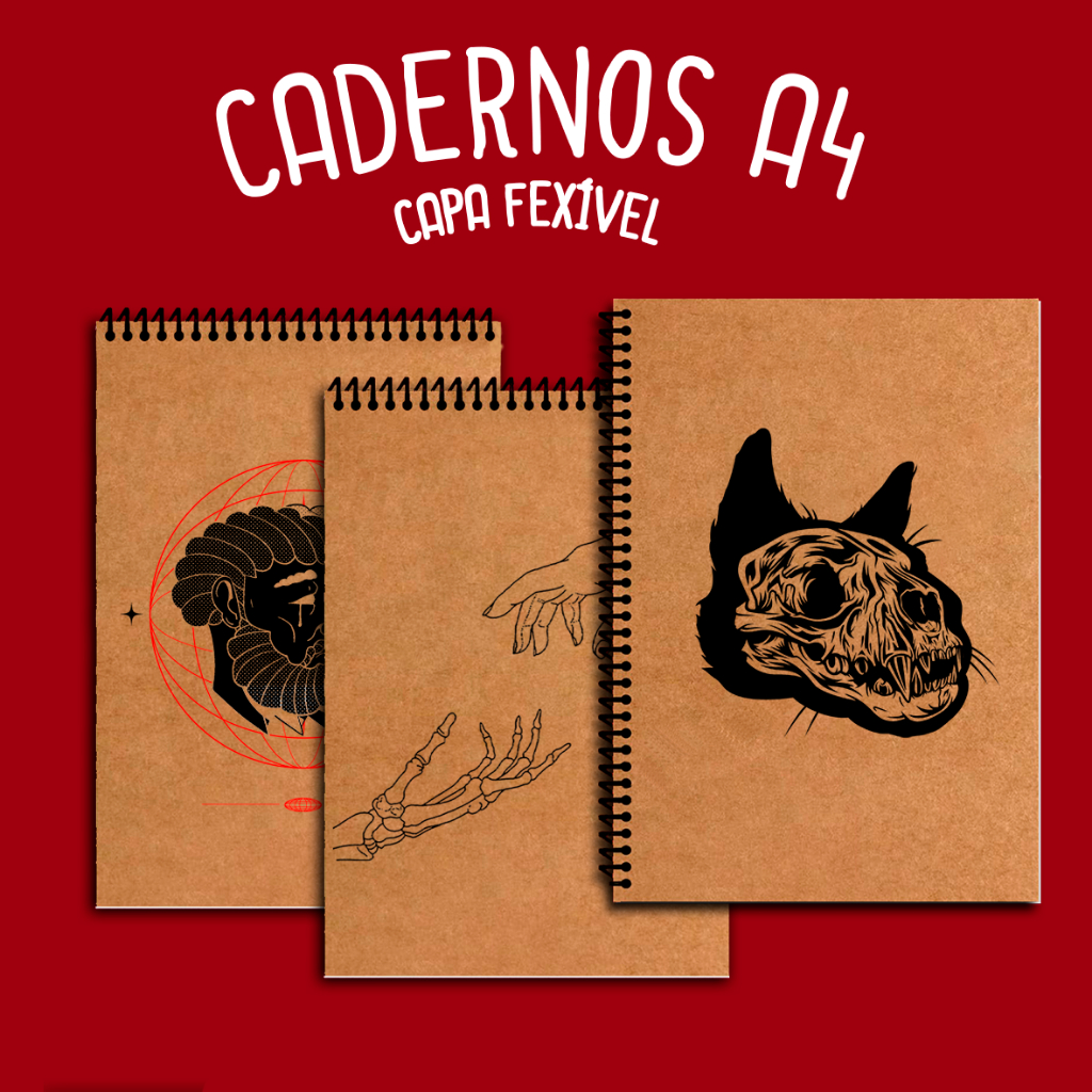 Caderno Kraft A4 /pontilhado/quadriculado/pautado/Shetchbook/ Caderno de anotação/ Caderno de desenho infantil.