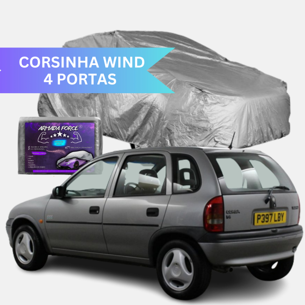 Capa Corsinha Wind 4 Portas Impermeável Forrada com Elástico em Oferta na Shopee