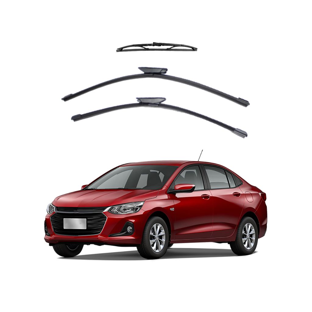 Kit Palheta Limpador Parabrisa Proteção Chuva Chevrolet Onix Joy Plus 2019