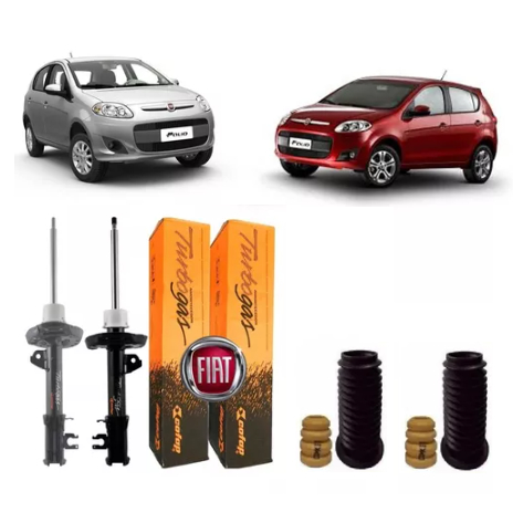 Par Amortecedor Dianteiro Cofap Novo Palio Atractive 2011 2012 2013 + Kit em Oferta na Shopee