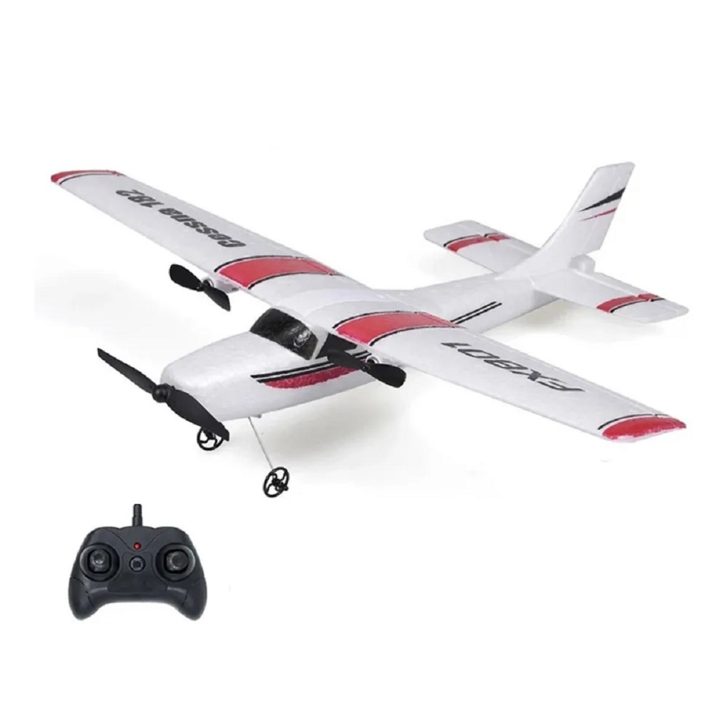 Avião Controle Remoto Cessna 182 Fx801 Presente Ideal