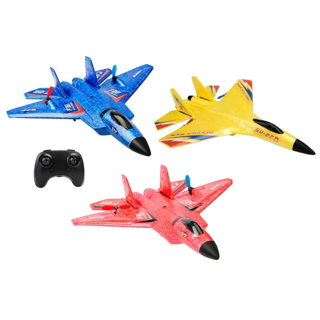 Avião Jato Caça controle remoto F22 SU57 TY8 FX622 SU35