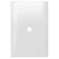 Placa com Furo 4x2 Branca Dicompel Novara