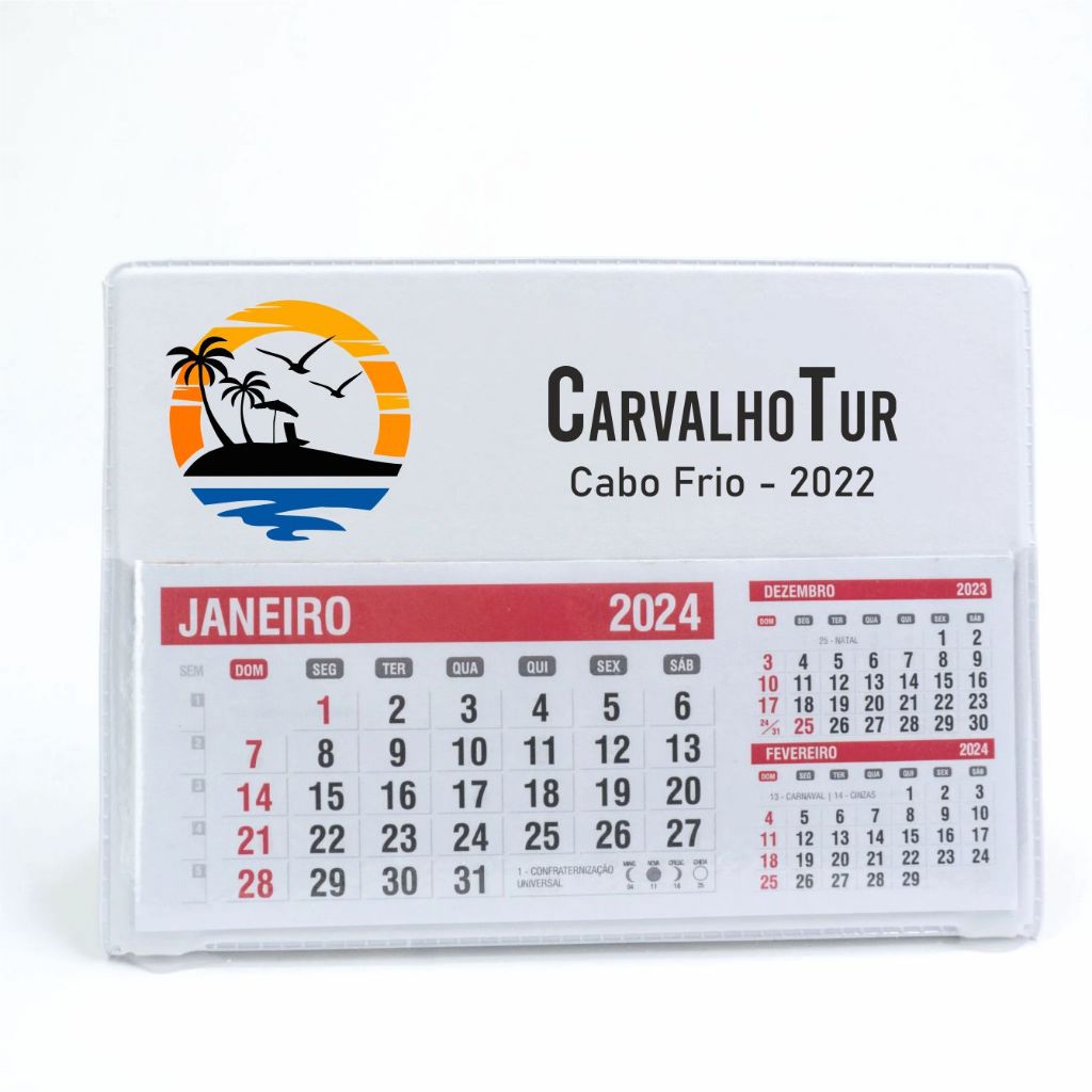 50 Calendário de Mesa  - Personalizado (pré-venda)
