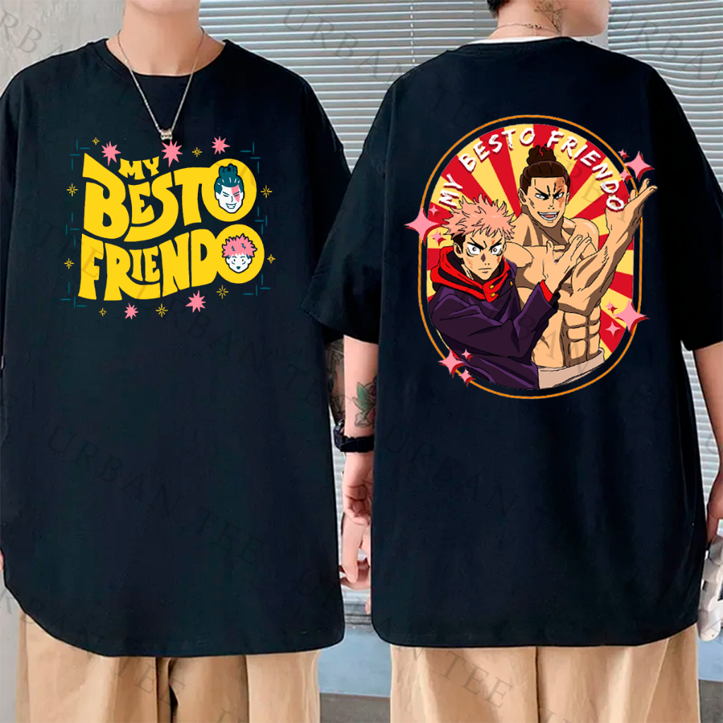 Camiseta Basica Algodao My Besto Friendo Aoi Todo Yuji Jujutsu Kaisen Unissex em Oferta na Shopee