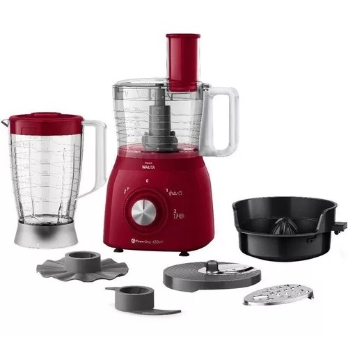 MULTIPROCESSADOR PHILIPS WALITA 650W RI7632/33 DEEP RED