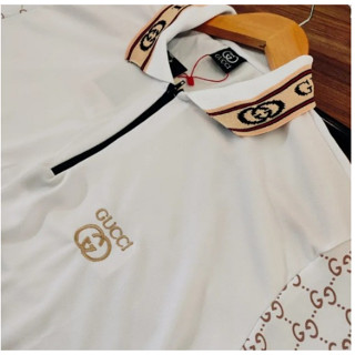 Camisa Gola Polo Gucci Bordada Manga Curta Sport Alta Qualidade 30.1 Premium Masculino & Femenino Queima de Estoque !