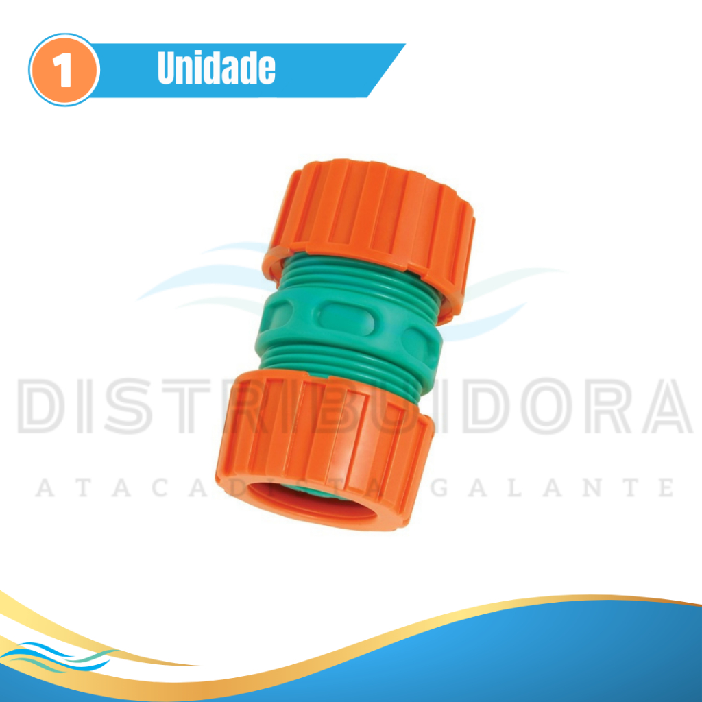 Engate rápido / Bico / Emenda / Esguicho mangueira de 1/2" Tramontina Distribuidora Galante · foto 2