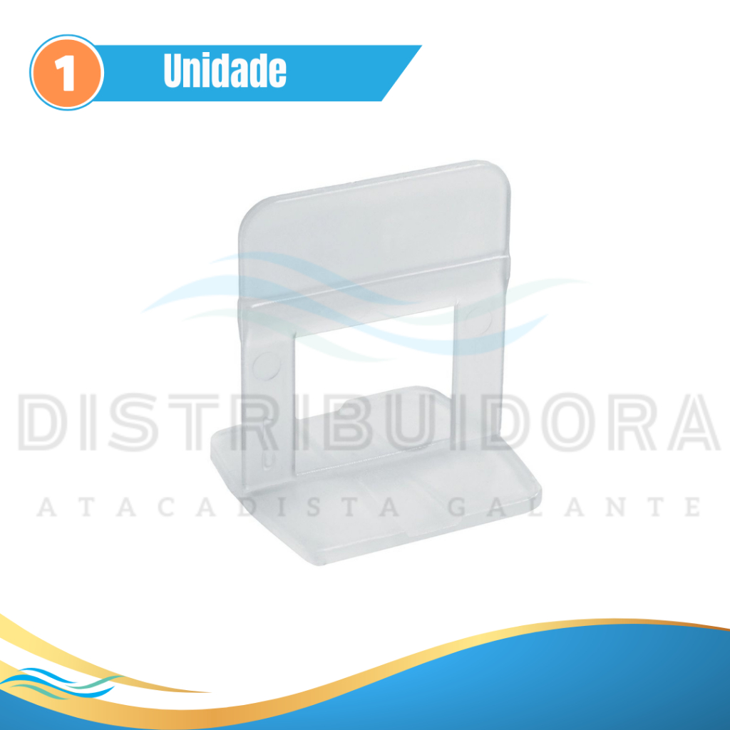 Espaçador Nivelador Assentamento de Piso 1,0MM, 1,5MM, 2,0 MM e 3,0MM Pacote com 50 Unidades ou caixa com 500un CORTAG Distribuidora Galante