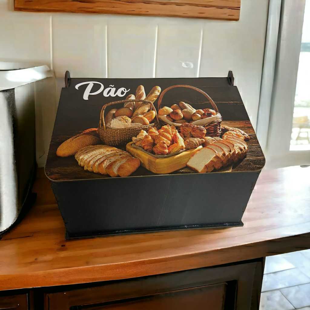 Porta Pão Adesivado em Oferta na Shopee