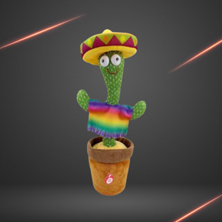 Cacto Dançante / Brinquedo Elétrico Engraçado Cacto Dançante Interativo com Voz