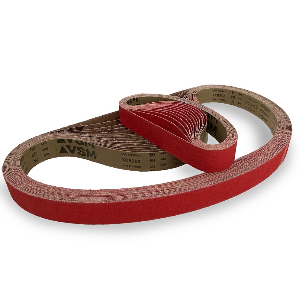 Cinta de Lixa 1200x50 - Para Cutelaria Escolha Grão - Unidade - VSM Ceramics XK870X - Cinta Cerâmica