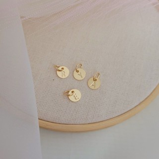 SEMIJOIA | Pingente Letra Inicial Prata 925 Ouro 18k