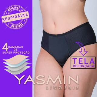 Calcinha Absorvente Menstrual Esportiva Comfort, para incontinência, antibacteriana, Reutilizável Esportiva Feminina - ENVIO IMEDIATO