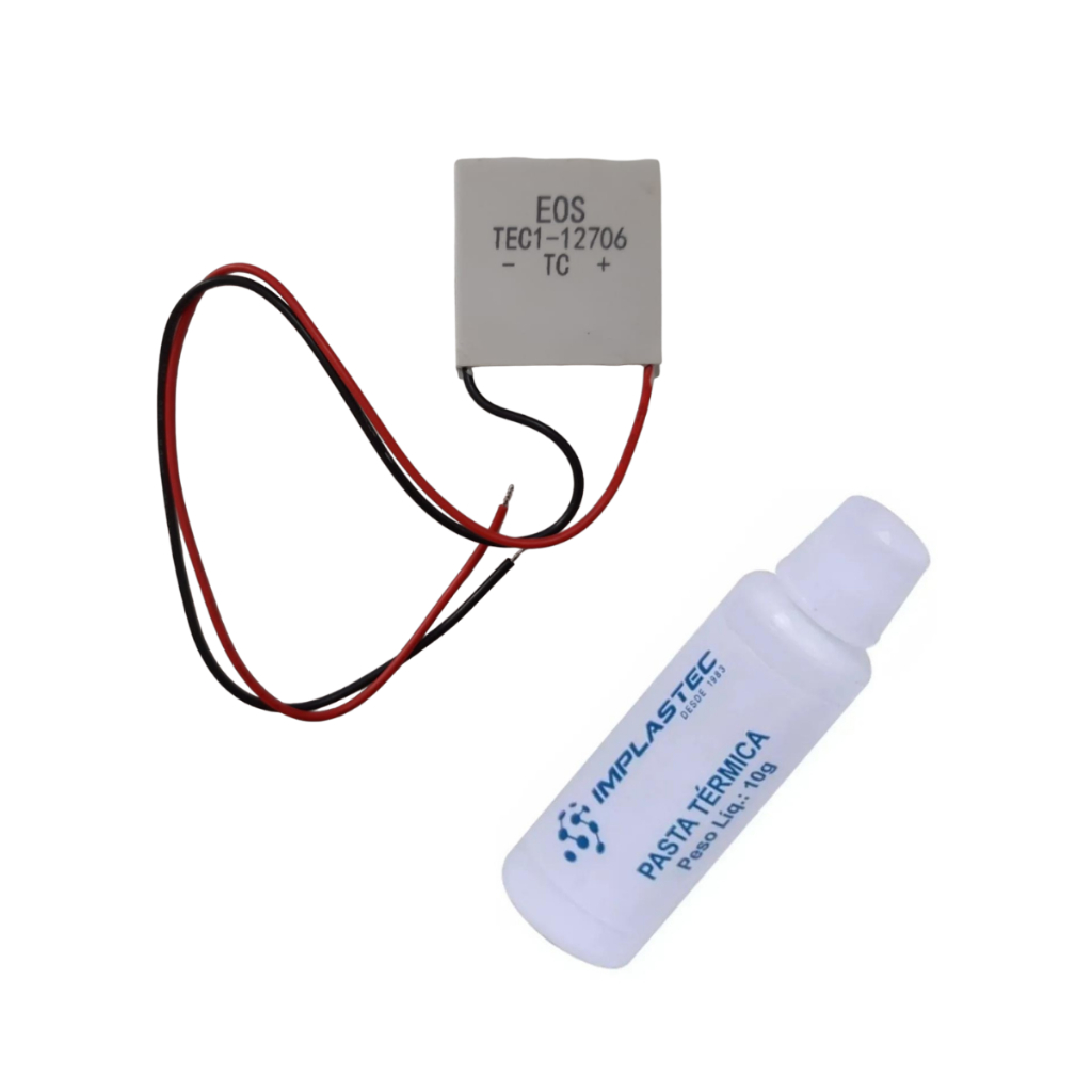 Kit Placa Peltier Tec1-12706 + Pasta Térmica Para Placa
