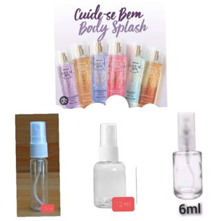 Body Splash Cuide se bem De O Boticário:amostras de 6,12 ou 15 ml( Ótima opção para levar na bolsa ou conhecer a fragrância)