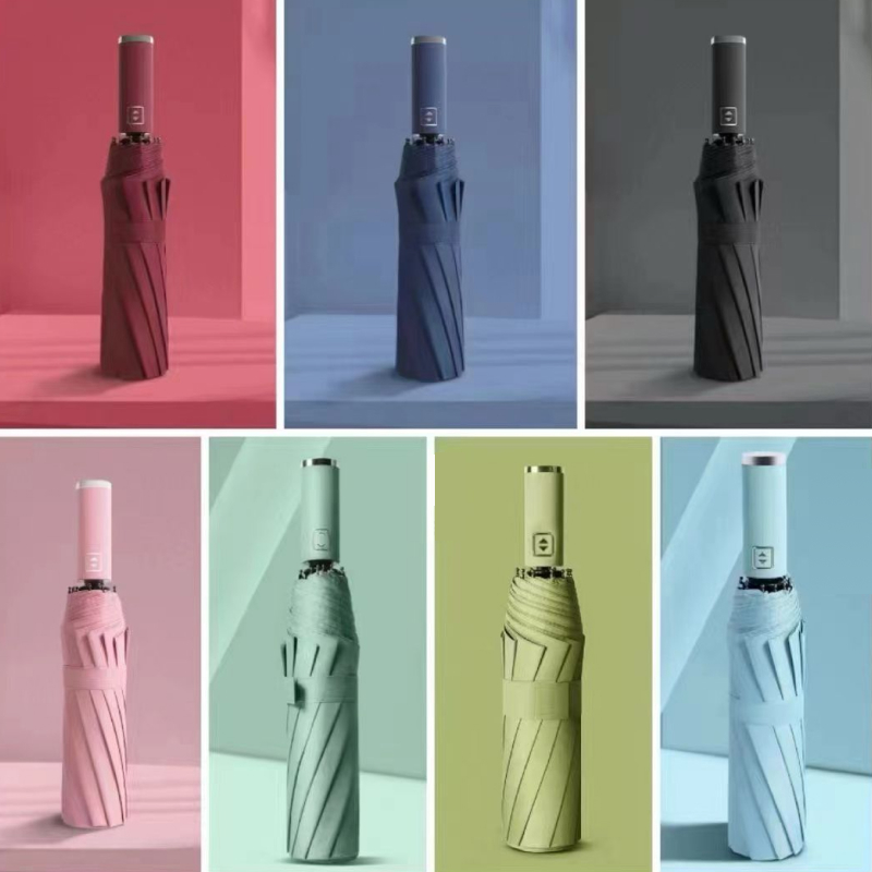 Novo Guarda Chuva Alta Resistência a Chuvas e Vento Forte Com Proteção UV em Oferta na Shopee