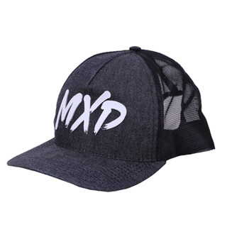 Boné Trucker Telado MXD Conceito Detalhes Preto Fecho Regulador Silk Relevo Cores