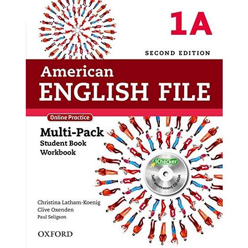 Curso Oxford American English File Level 1A Second edition multipack student book e workbook American English