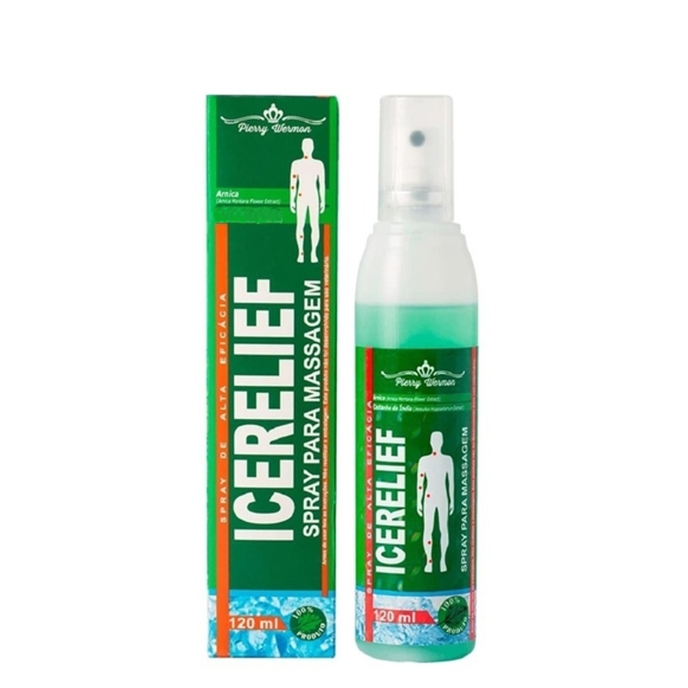 2 Spray Para Massagem Icerelief 120ml em Oferta na Shopee