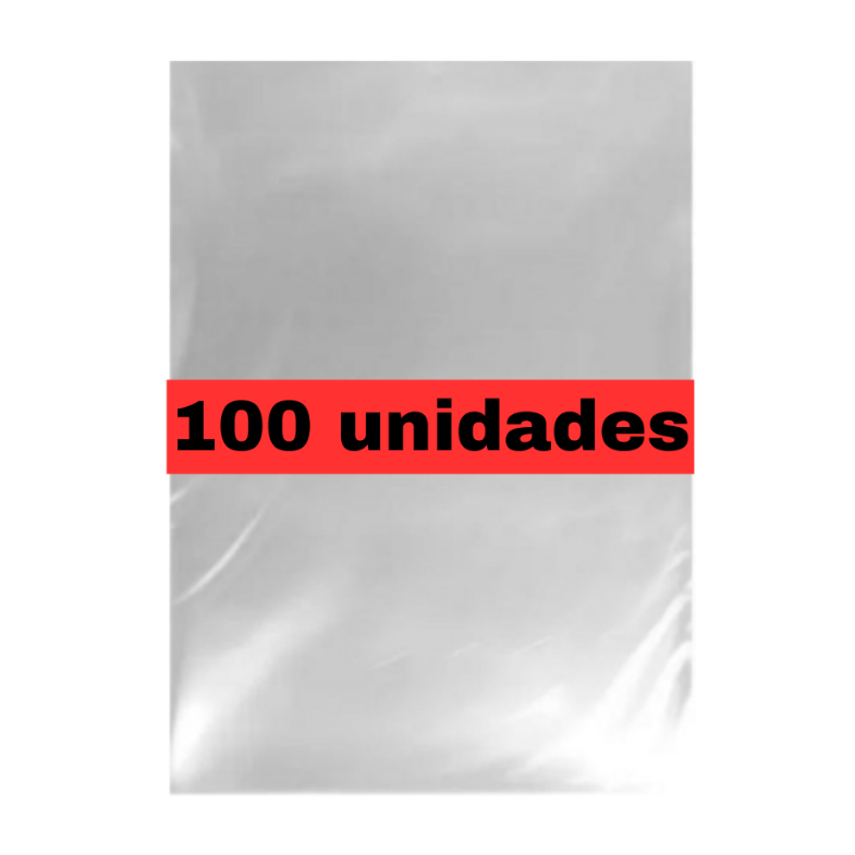 Saco Transparente VARIAS MEDIDAS 100 Unidades - Cristal Transparente Ecommerce PE - O Melhor Para Comércio