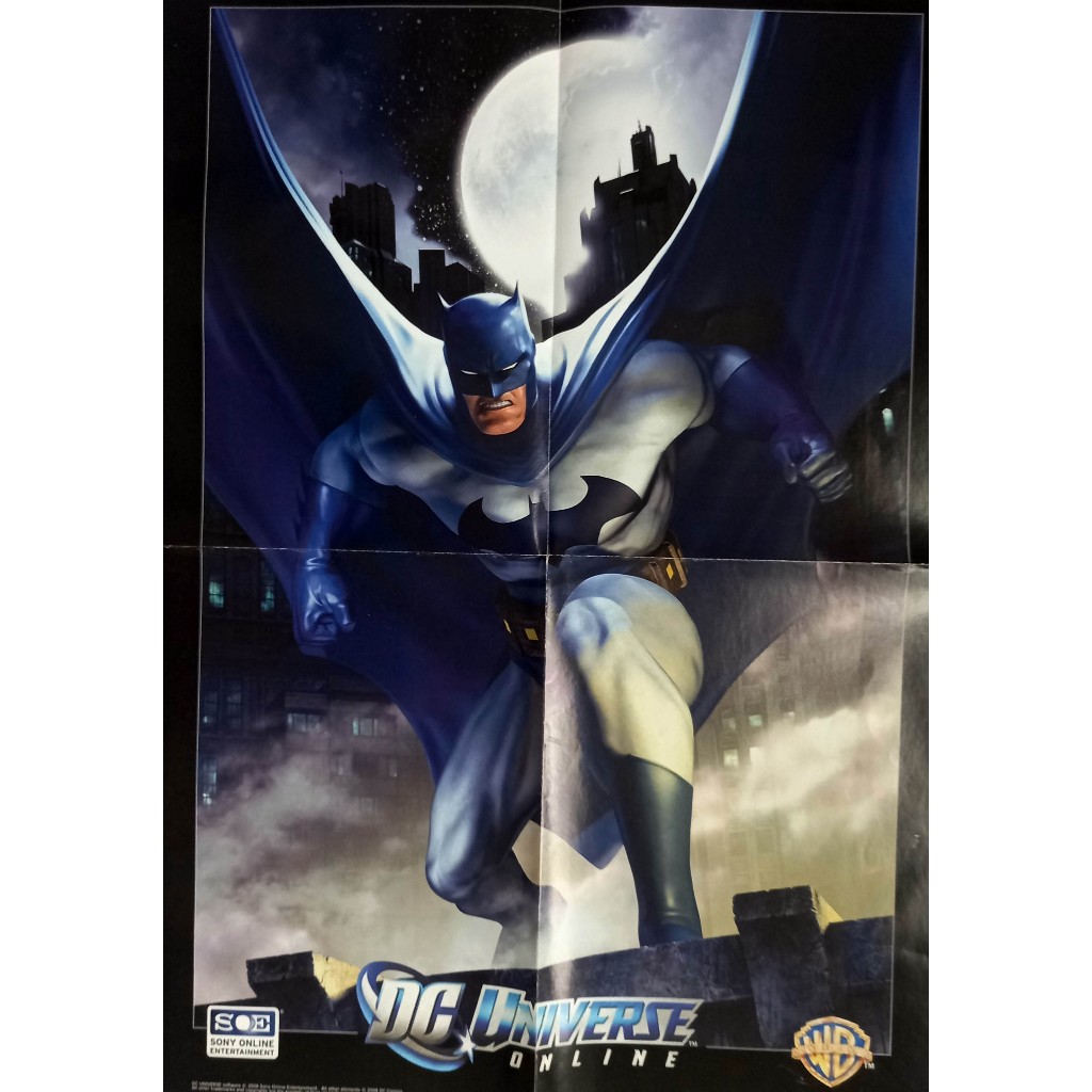 Poster Duplo Batman DC Universe Online 52x37 cm