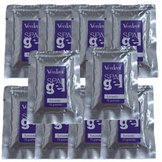 SPA em Gel 150g - Lavanda - 10 saches Escalda Pés em (Jelly) Geléia Terapeutica
