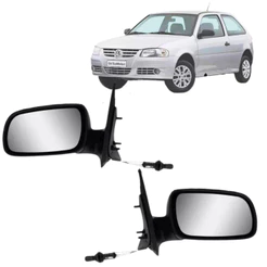 Par Retrovisor Gol Parati G3 G4 2 Portas 1999 2000 2001 2002 2003 2004 2005 2006 2007 2008 Com Controle