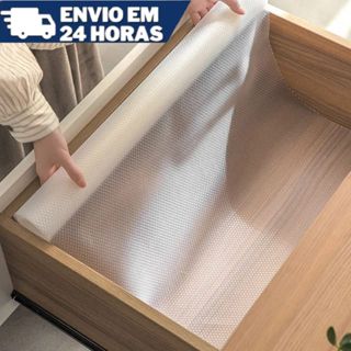 Kit 3 Forro de Gaveta Armários Antiderrapante Mofo Impermeável Lavável 45cmx90cm