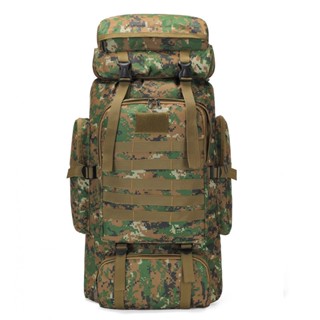 Mochila Militar Tática Feminino Masculino Impermeável Reforçada 70 litros com Patch Emborrachado