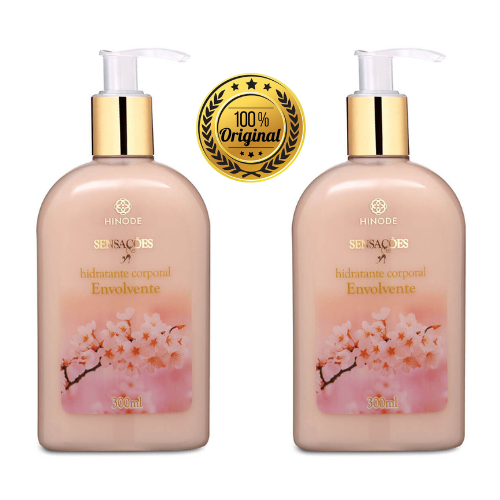 Kit 2 Hidratante Sensações Envolvente Desodorante Corporal Hinode Original– 300ML