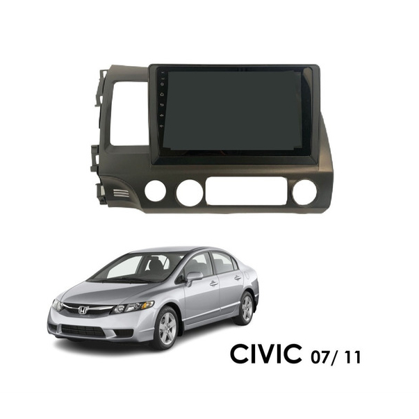 Central Multimídia Honda Civic -  Mp5 9' Polgds  Câmera D Ré