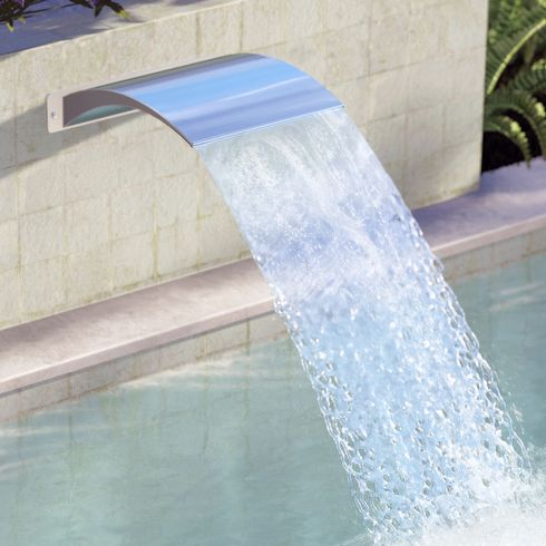 Cascata Parede Inox 304 Angel Pratic Piscina 50cm - Sodramar