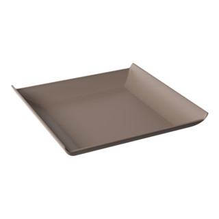 Prato Quadrado Casual Coza Cozy 20,6 x 20,6 x 2,6 cm Warm Gray