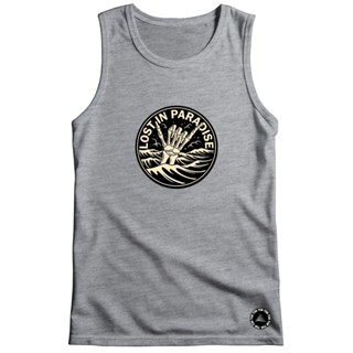 Regata Masculina Verão Camisa Cavada Esqueleto Surf