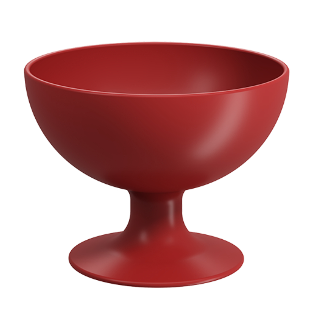 Taça Para Sobremesa Coza Cozy 150 ml Vermelho Bold em Oferta na Shopee