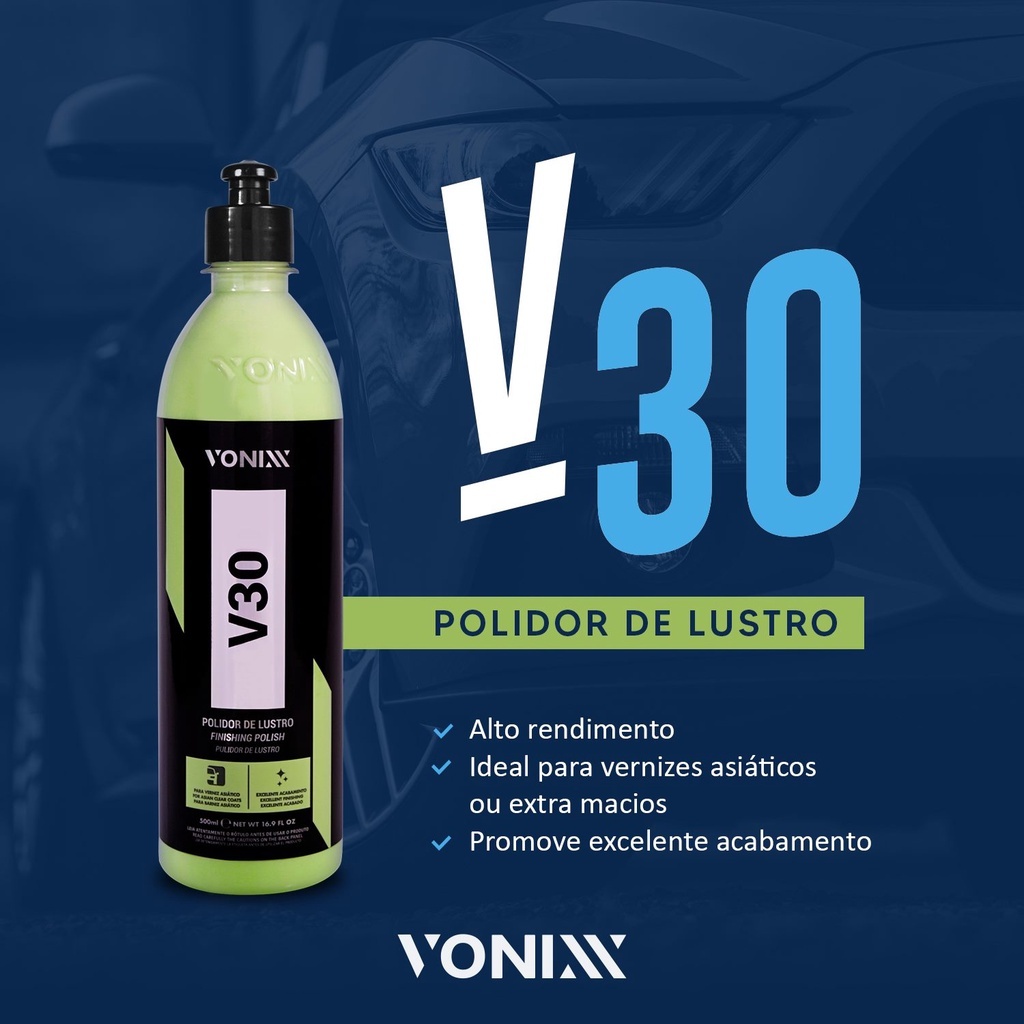 V30 Polidor De Lustro Para Verniz Asiatico Vonixx 500ml