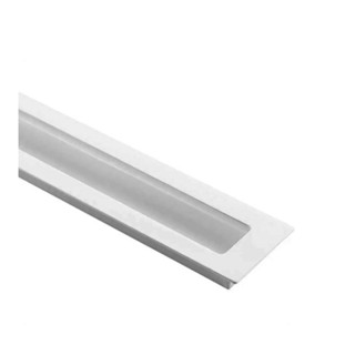 Puxador Concha De Embutir Para Portas Em Aço Inox 20cm