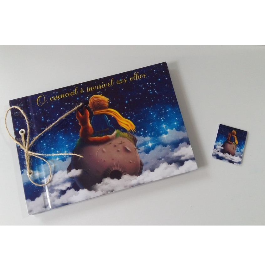 Álbum de fotos para Scrapbook O Pequeno Príncipe