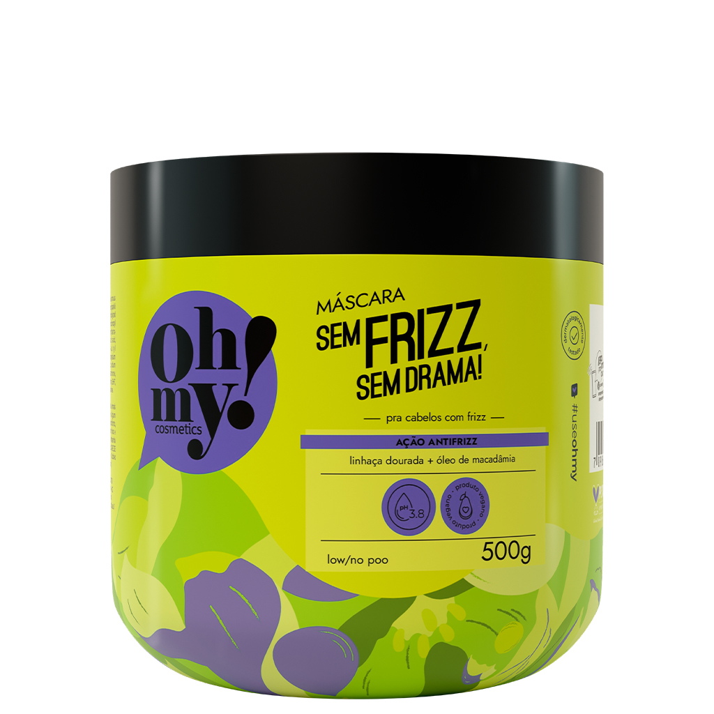 Máscara Sem frizz, sem drama! 500g Oh My!