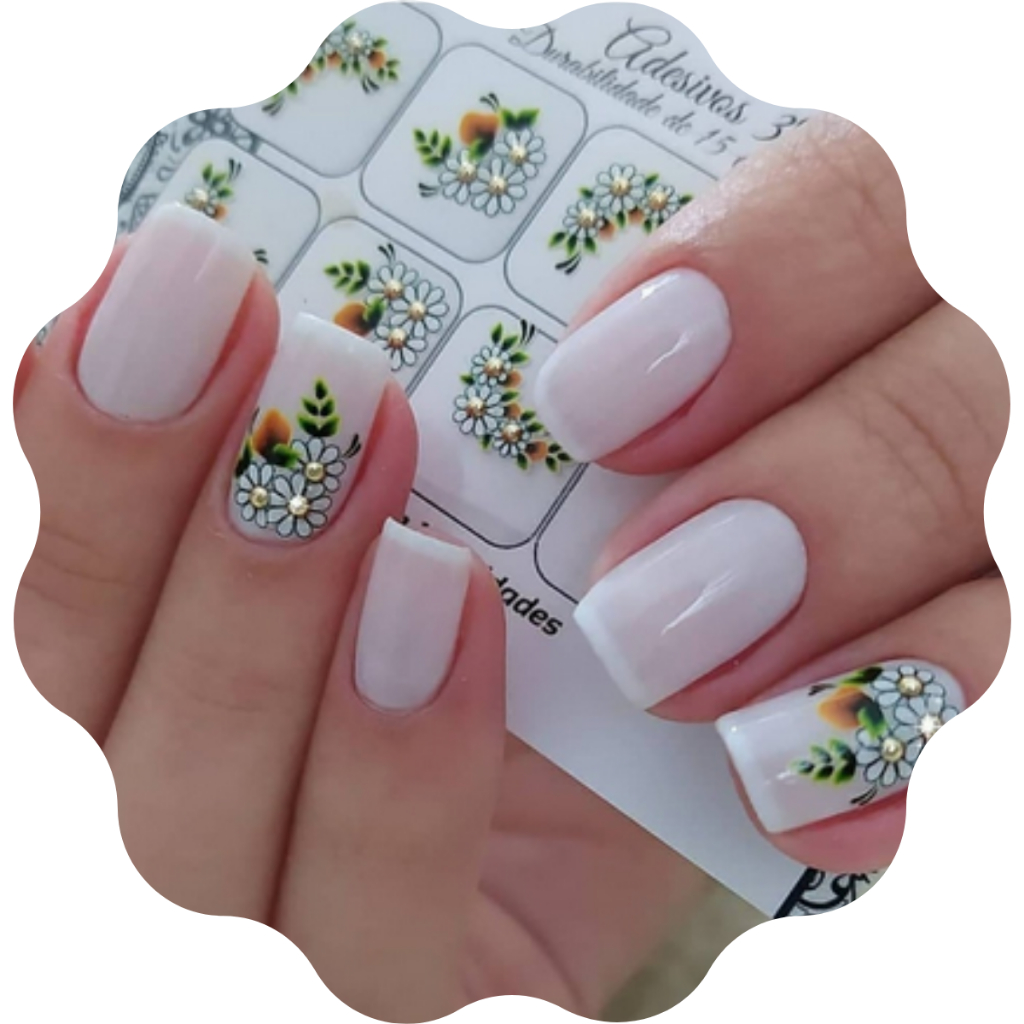 Nail Art Unhas 60 Adesivo de Unha PRE PRONTAS Top Premium Mãos e Pés - Alemay e GViana