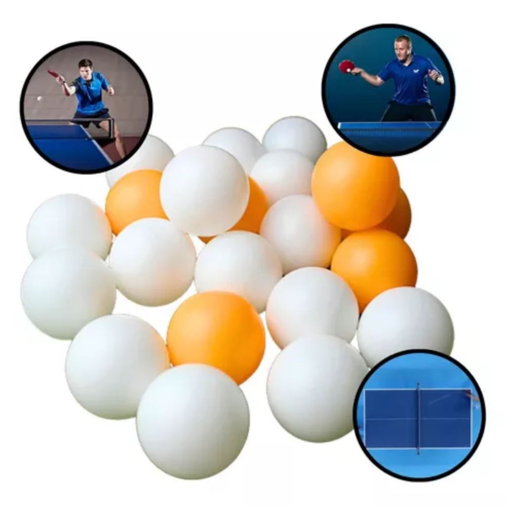 Kit 30 Bola Bolinha Ping Pong Jogo Tênis de Mesa Profissional